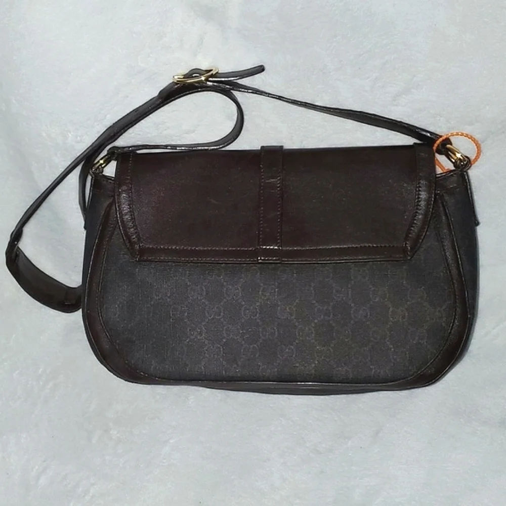 Gucci Supreme Stirrup Crossbody Bag